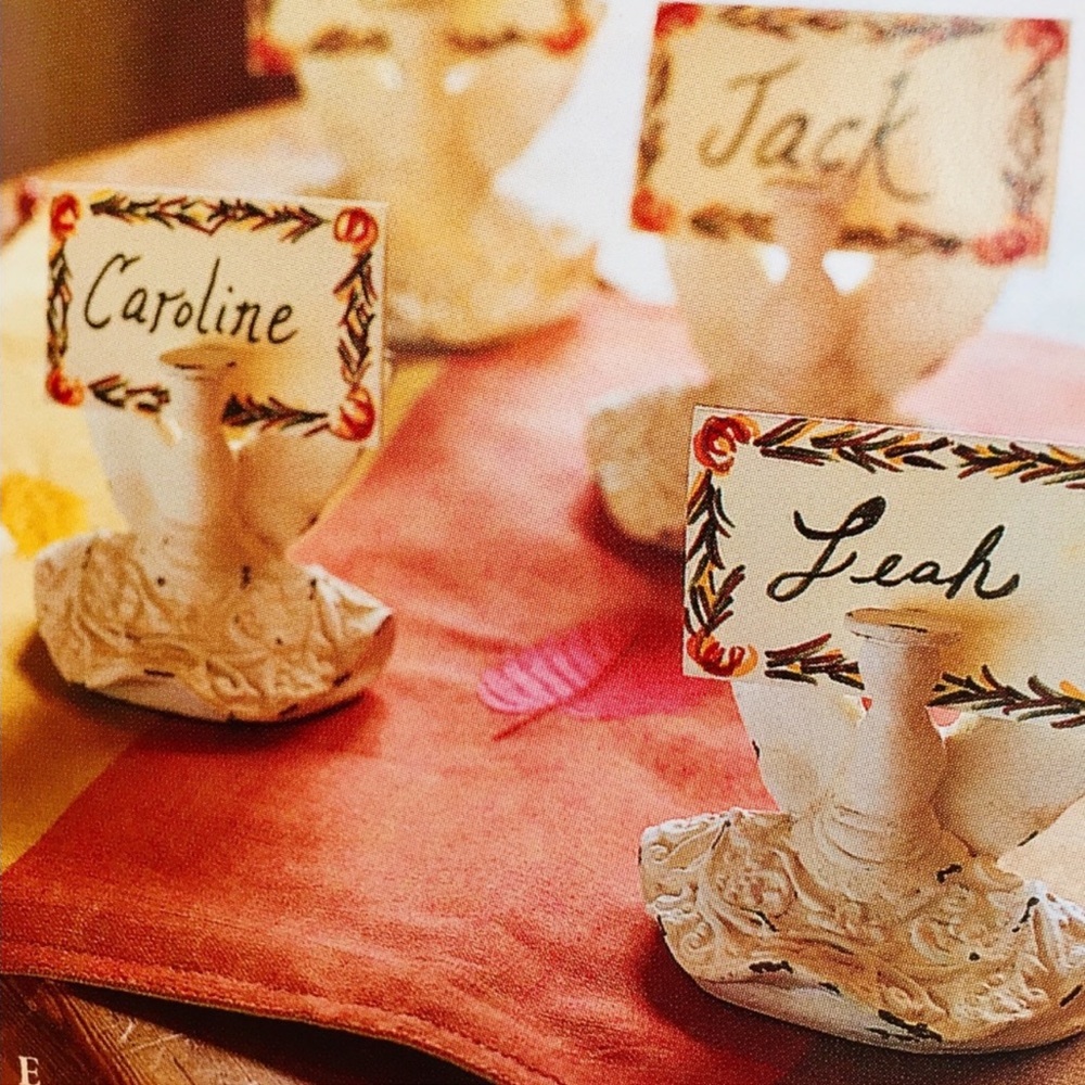 NWT Southern Living at Home Precious Angel Place Card Holders - 6